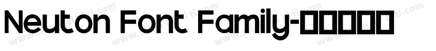 Neuton Font Family字体转换